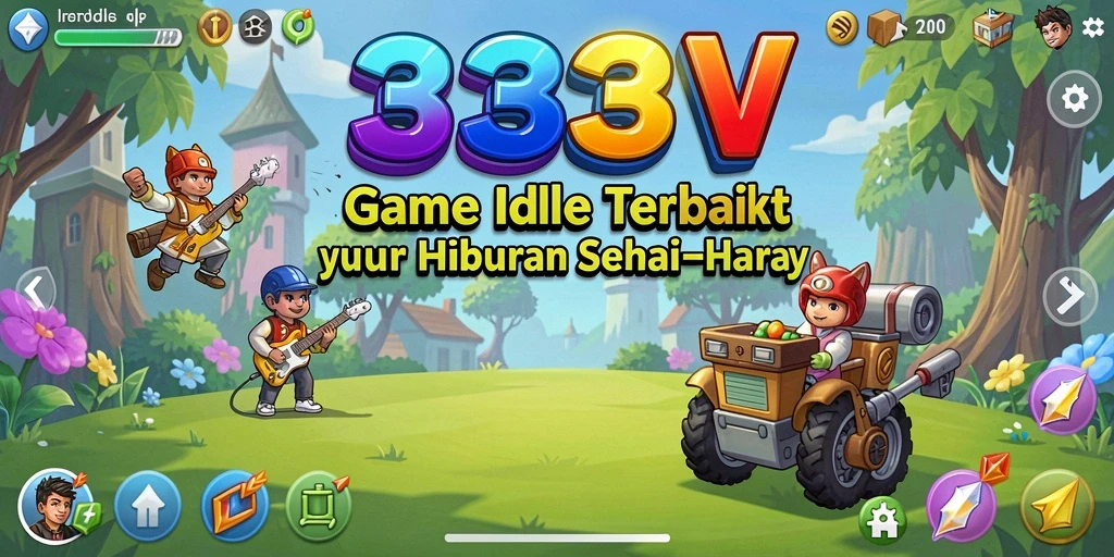 Screenshot 333V menunjukkan gameplay yang seru dan mudah dipahami.