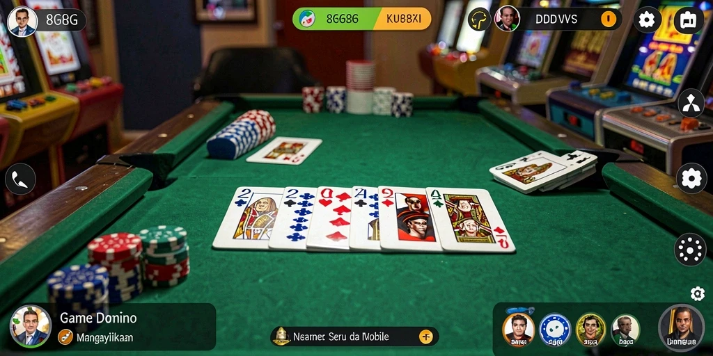 Tampilan menarik dari gameplay seru dalam 8G8G.
