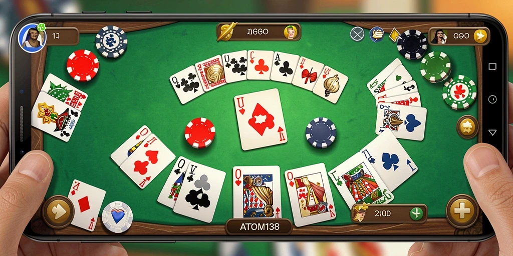 Tampilan gameplay Gaple yang menarik dan interaktif.