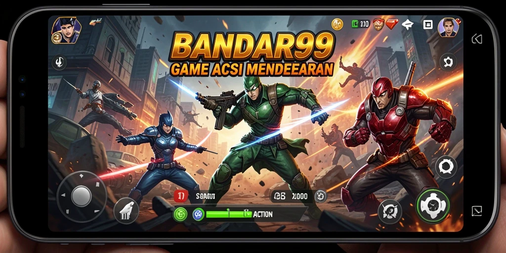 Tampilan mendebarkan gameplay <strong>BANDAR99</strong> yang penuh aksi.