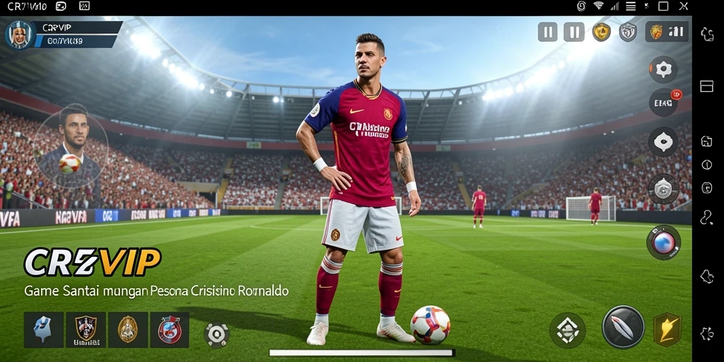 Screenshot CR7VIP menampilkan gameplay yang seru dan interaktif.