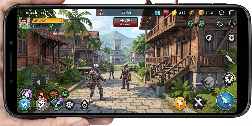 Tampilan gameplay <strong>EE789</strong> yang penuh aksi dan strategi mendalam.