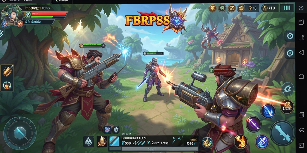 Tampilan penuh aksi dari gameplay FBRP88 yang menarik.