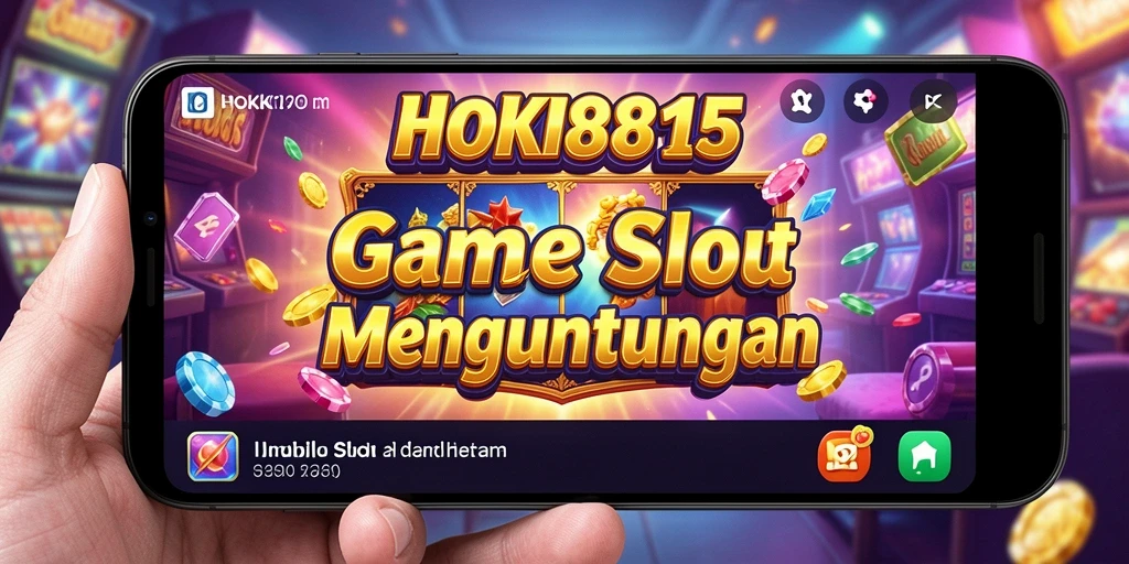 Gameplay menarik HOKI8815 dengan slot yang penuh warna dan fitur bonus.