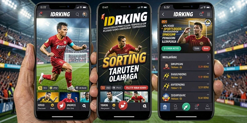 Tampilan menarik dari gameplay taruhan olahraga di IDRKING.