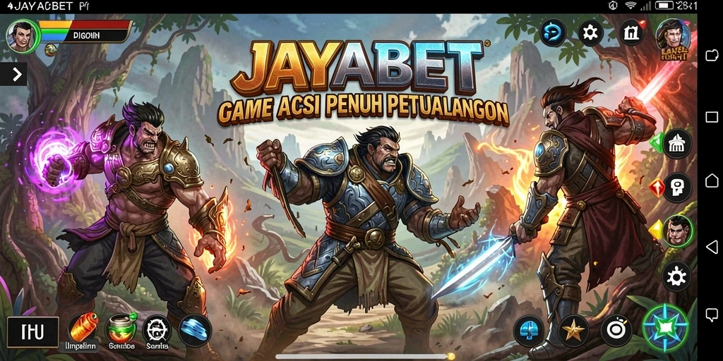 Tampilan gameplay JAYABET dengan aksi seru dan grafis menakjubkan.