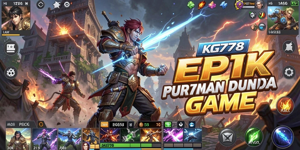 Screenshot KG778 menunjukkan aksi pertarungan yang mendebarkan dan karakter-karakter yang bertenaga.