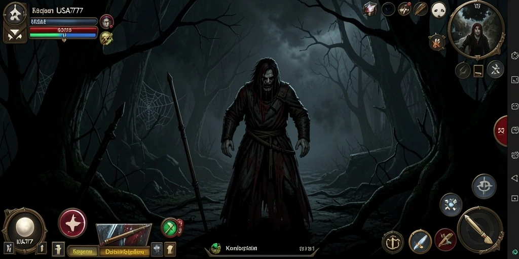 Menampilkan gameplay menegangkan di dunia kegelapan LUSA777.