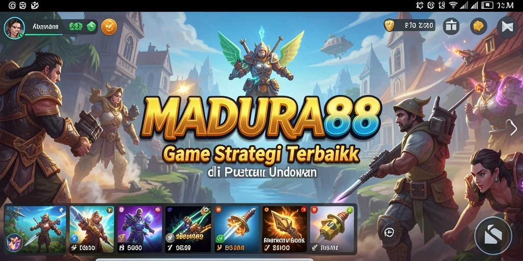 Tampilan gameplay MADURA88 yang menegangkan dan penuh strategi.