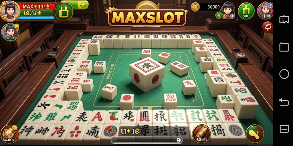 Tampilan gameplay <strong>MAXSLOT</strong> yang seru dan menarik di dalam permainan <strong>Mahjong</strong>.