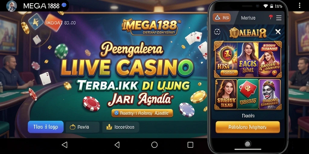 Gameplay Live Casino yang mendebarkan dan interaktif di MEGA188.