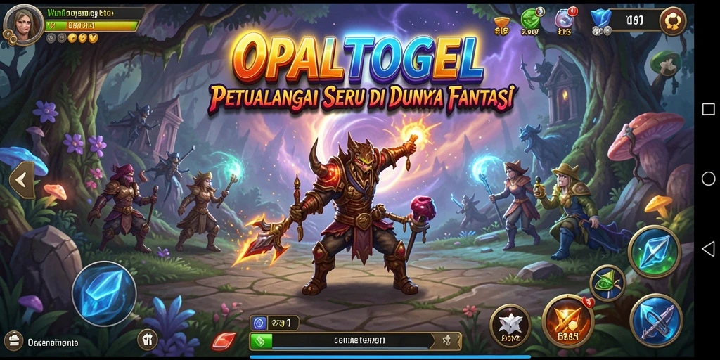 Screenshot gameplay OPALTOGEL yang menunjukkan momen menegangkan saat petualangan.