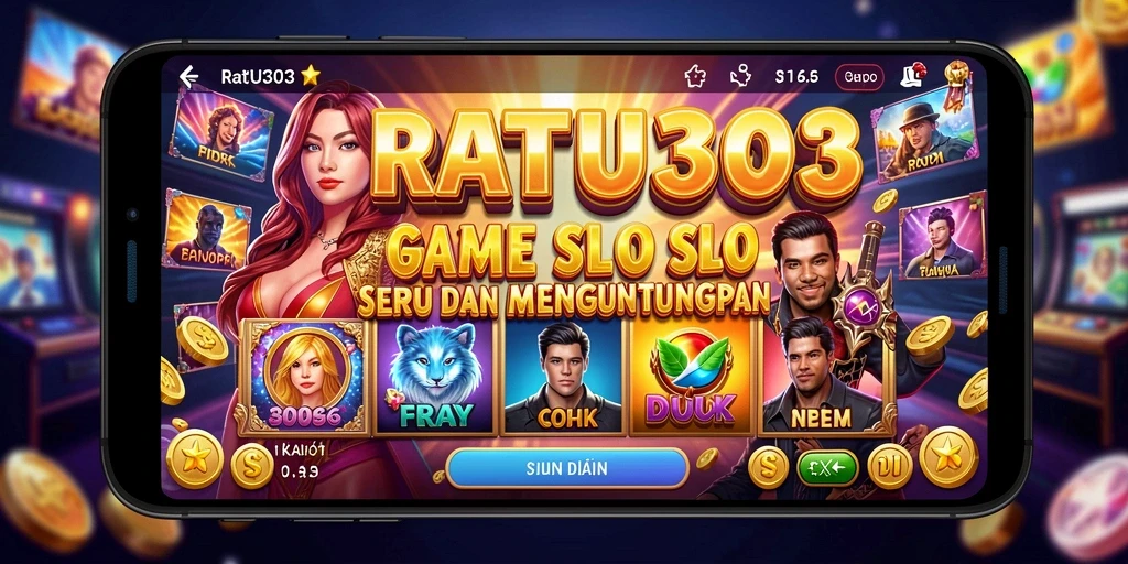 Tampilan gameplay menarik dari RATU303 yang penuh warna.