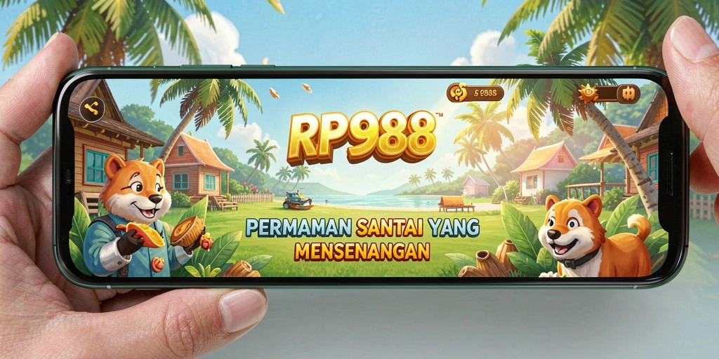 Screenshot utama RP888 menampilkan gameplay yang seru dan santai.
