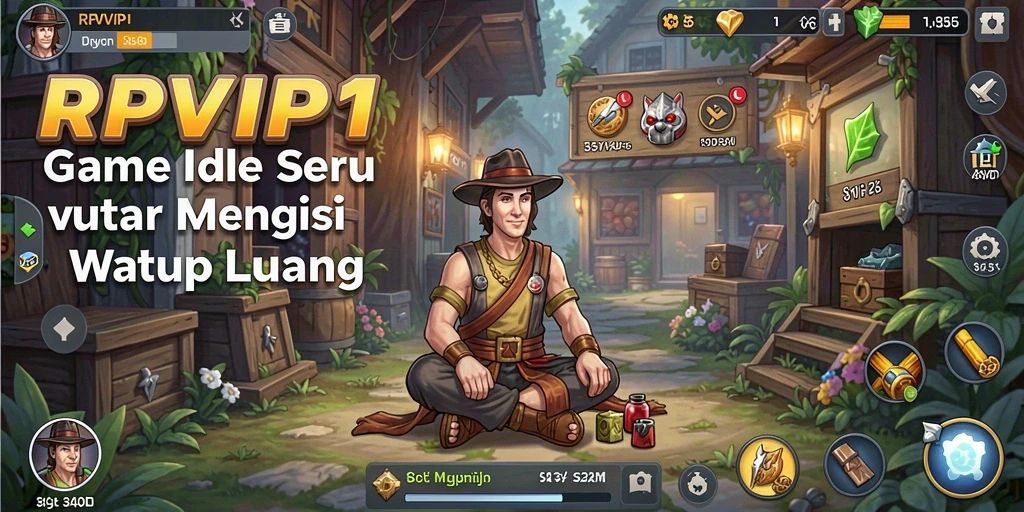 Gameplay <strong>RPVIP1</strong> yang asyik dan seru saat mengelola sumber daya.
