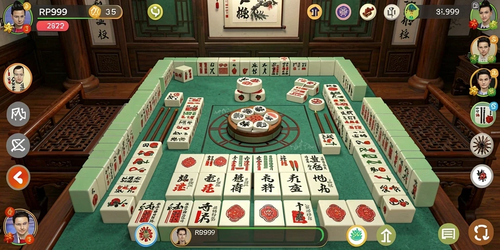 Gameplay seru dan grafis menarik dari RR999 Mahjong.