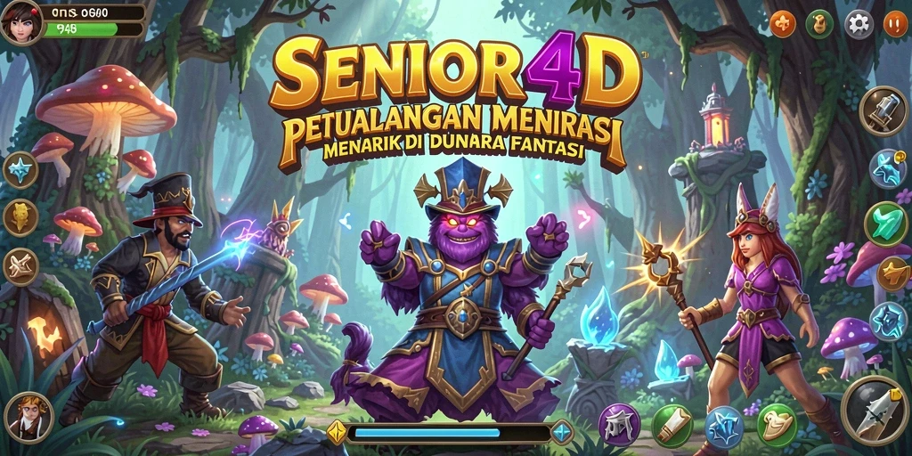 Tangkapan layar <strong>SENIOR4D</strong> menunjukkan aksi mendebarkan dalam petualangan.