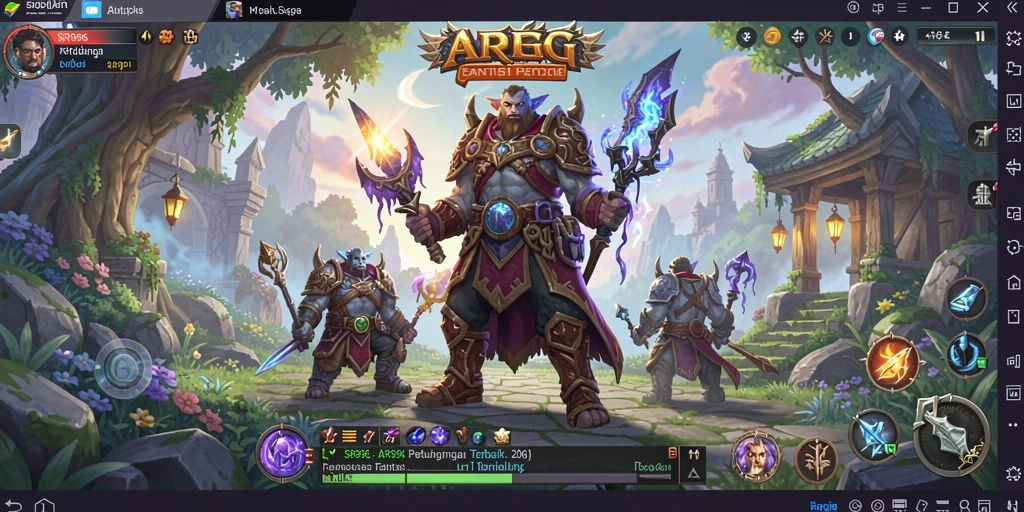 Tangkapan layar gameplay SR996 menampilkan pertarungan mendebarkan dalam dunia ARPG.