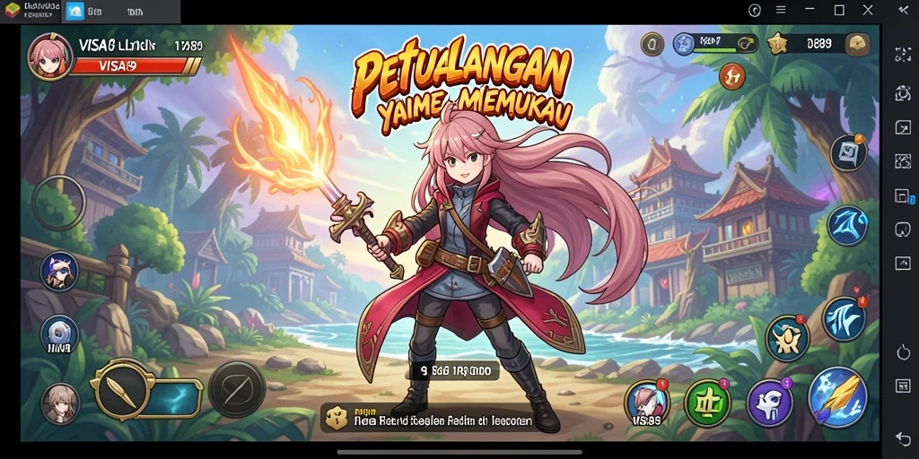 Gameplay seru dengan karakter anime yang menakjubkan.